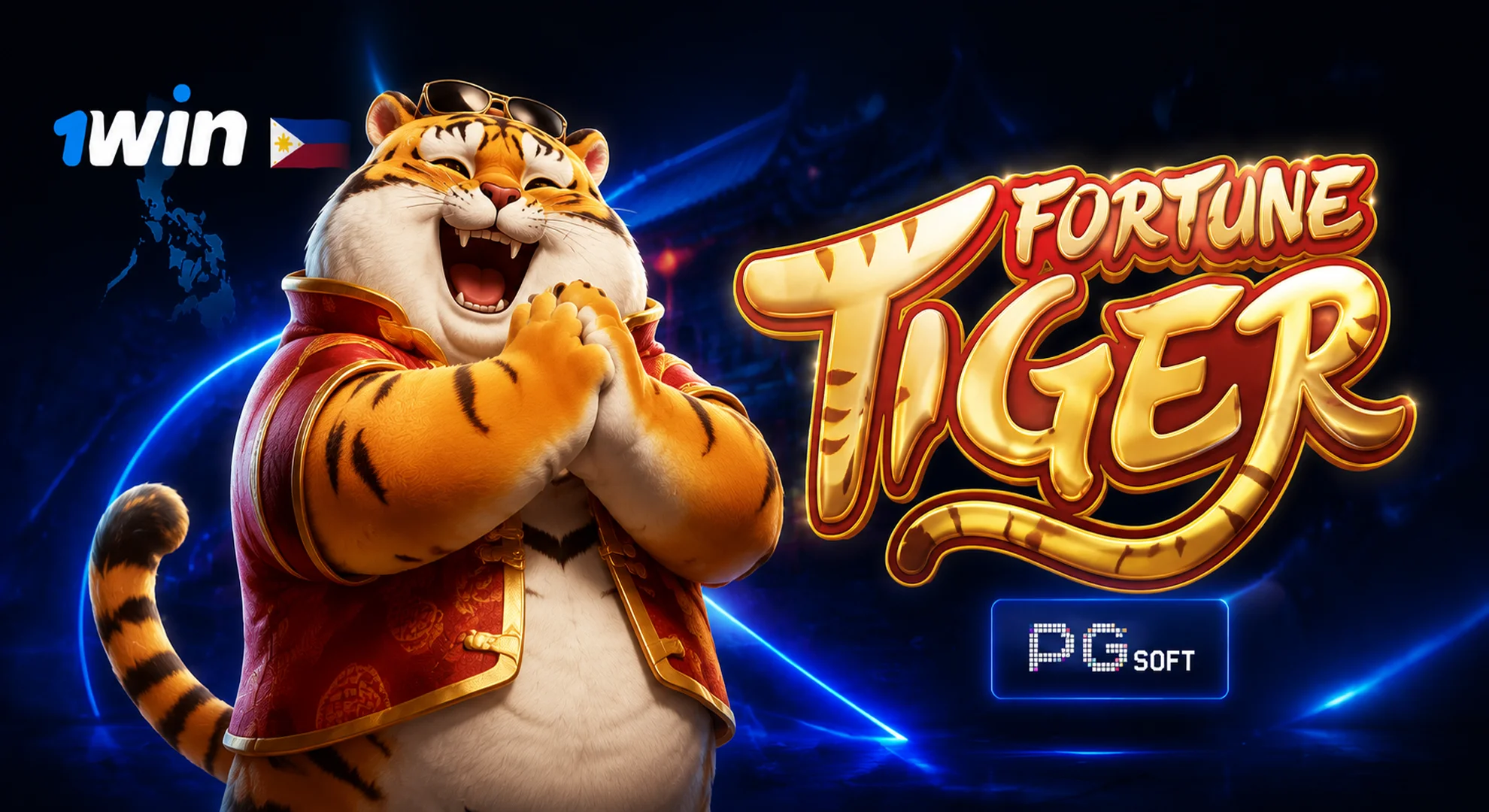 Fortune Tiger slot game by PG Soft on 1win casino official site